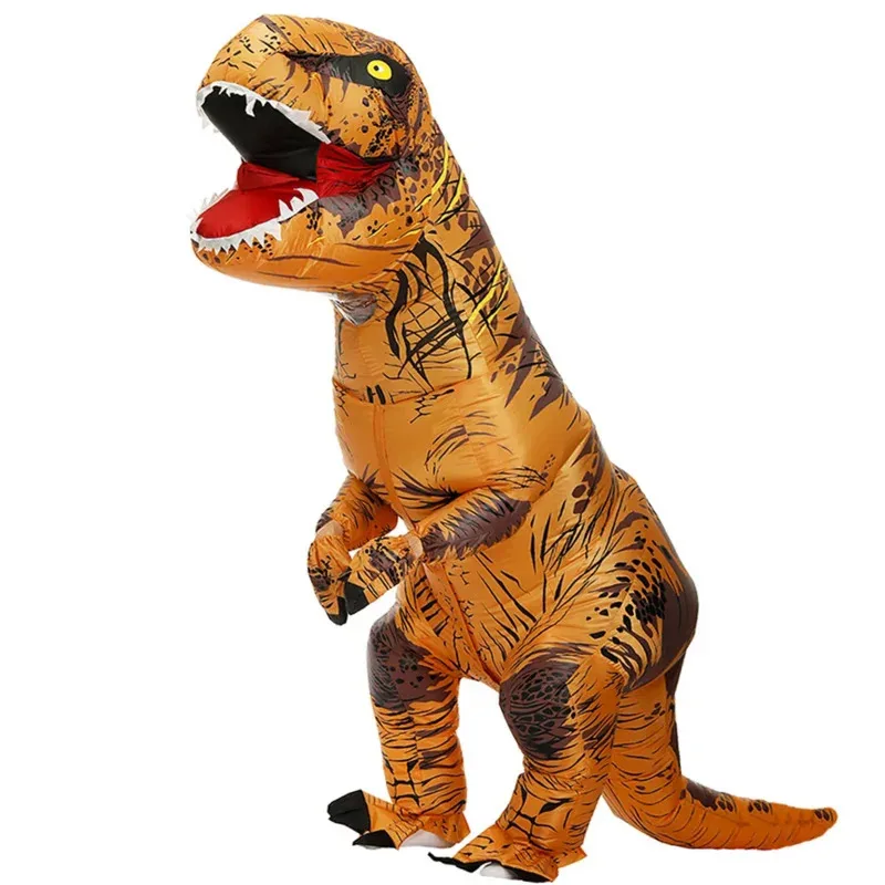 Хэллоуин Талисман T-Rex Динозавр Надувной Костюм Мультяшная Кукла Реквизит Чужой Для Взрослых Детей Косплей Рождество Забавный Su N22