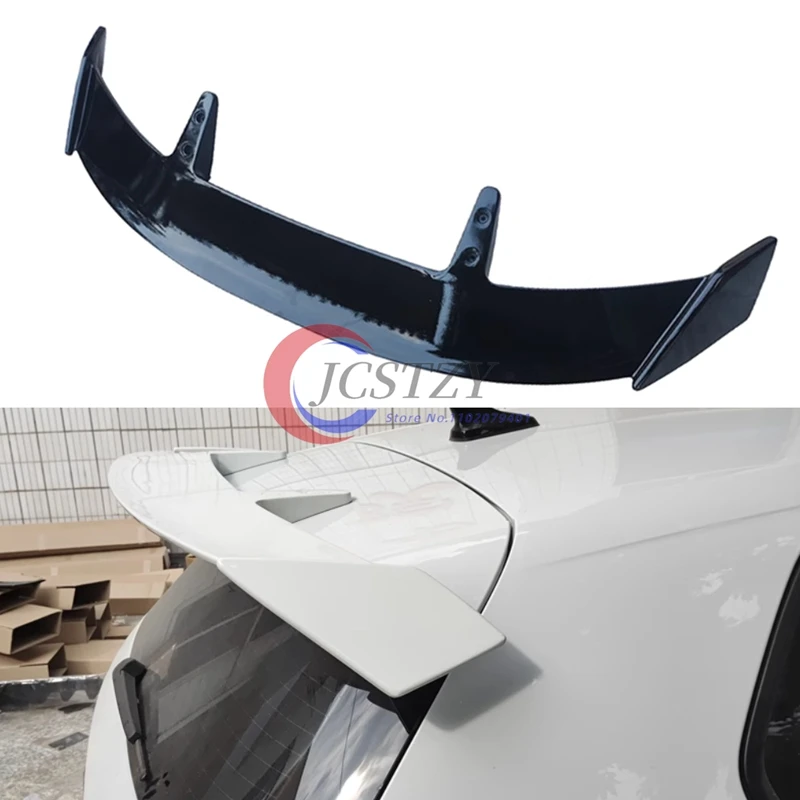 Для VW Volkswagen Golf 8 MK8 2020 2021 2022 задняя крыша, крышка багажника, спойлер, крылья, черный карбон, внешняя тюнинговая часть автомобиля, аксессуары