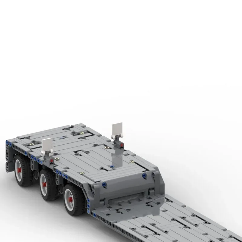 MOC-35223 подходит для всех видов грузовиков с рулевой осью и низким погрузчиком, 1017 шт., модель строительного блока, детская игрушка на день рождения, подарок
