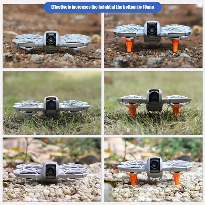 Фото Нога шасси Volodymyr для самолетающейся камеры DJI Neo, аксессуары для дронов, удлинитель высоты, поддержка карданного кронштейна №4