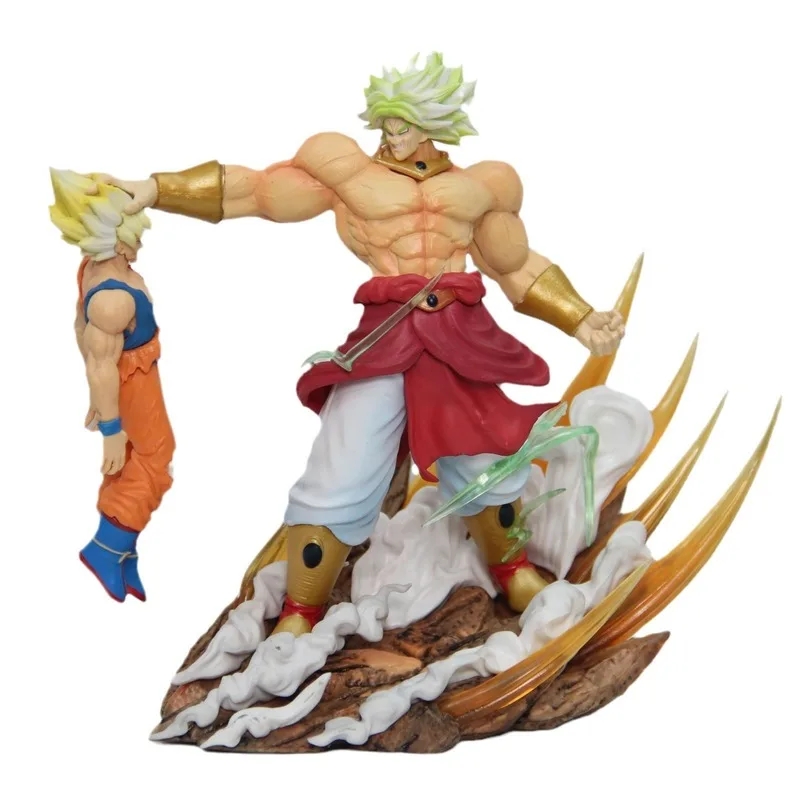 Новый Dragon Ball Fury Brolli Sun Wukong, мышечный наконечник высотой 20 см, аниме-модель, настольный орнамент, коллекция игрушек, подарки на день рождения