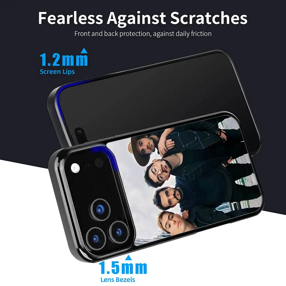 Фото Чехол для телефона Music Rock Band M-Morat для iPhone 17, 16, 15, 14, 13, 12, 11 Pro Xs Max Mini Plus Celulares Hard Funda №2