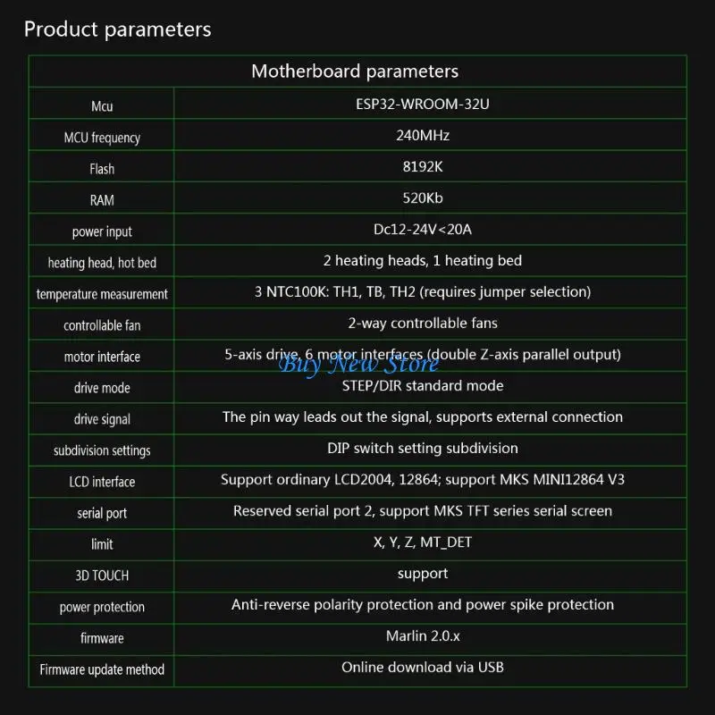 Фото 20ce Printer MKS Tinybee Mainboard Wi -Fi Mini12864 №5