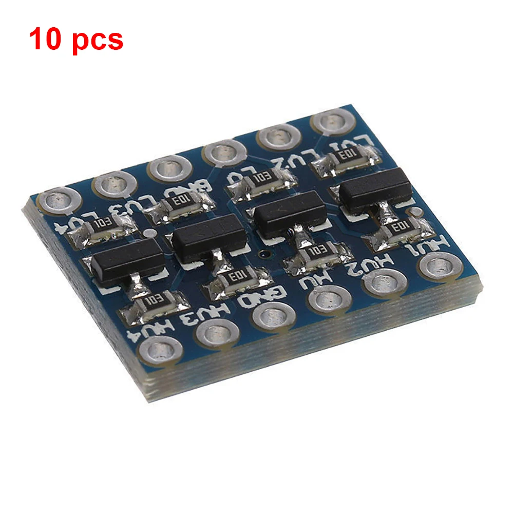 Преобразователь логического уровня IIC I2C, от 5 В до 3,3 В, 4 канала, 10 шт.