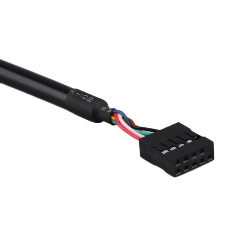 Новый адаптер для разъема материнской платы Usb2.0 9pin к материнской плате Usb3.0 20pin Usb2.0 к 3,0 адаптеру Удлинительный кабель 10 см (art.: 3920c19193647) - 3920c19193647