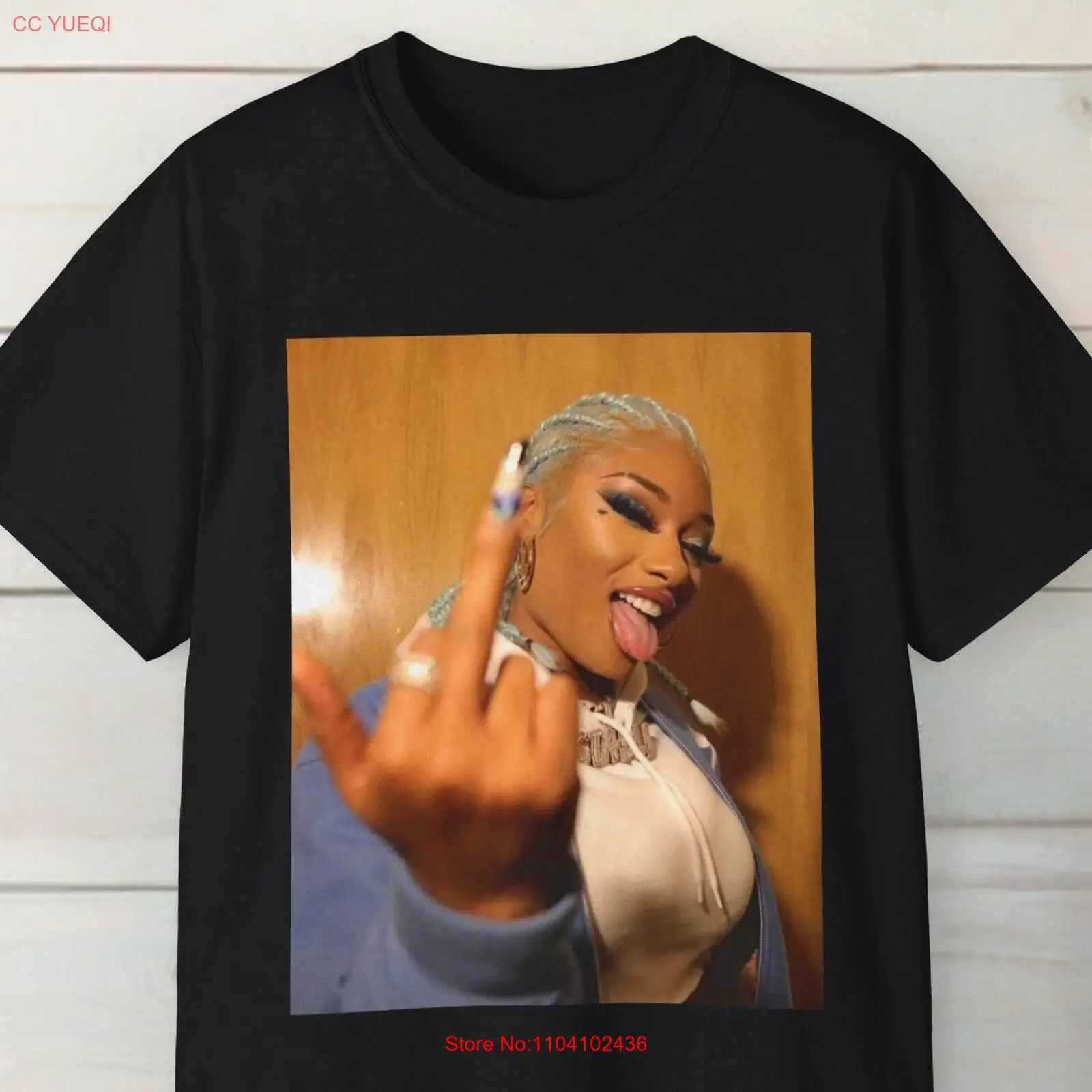 Рубашка Megan Thee Stallion со средним пальцем, футболка Megan The Stallion, Megan The St