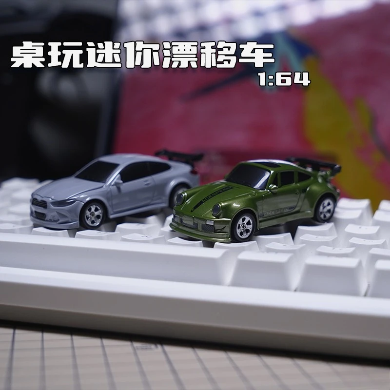 1:64 радиоуправляемый автомобиль с полным приводом, дрифт-гоночный автомобиль с дистанционным управлением, мини-дрифтовый автомобиль, освещение, радиоуправляемая игрушка, подарок на день рождения для детей и взрослых