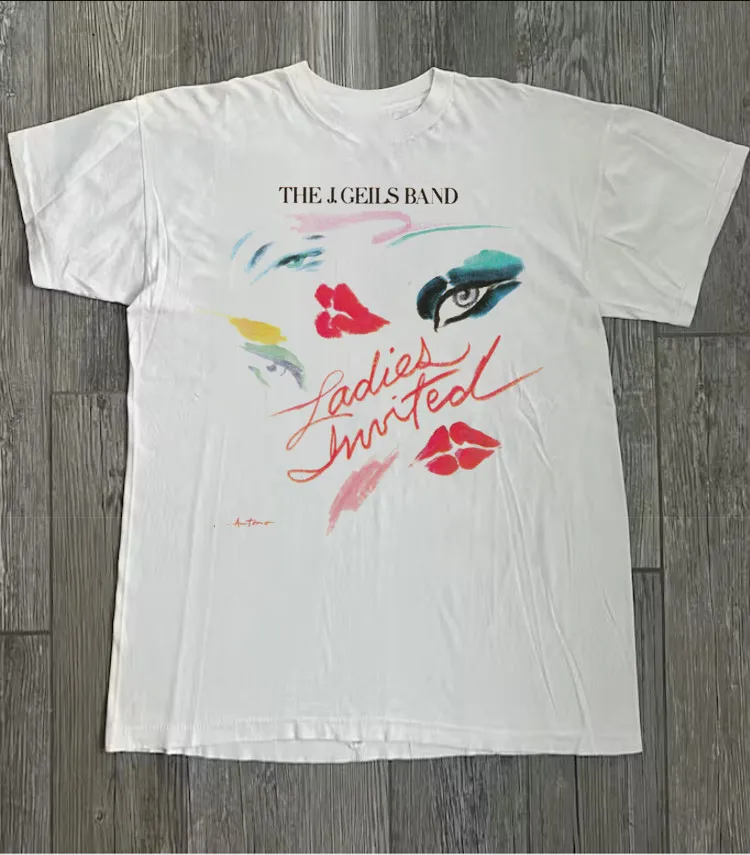 Женская приглашенная футболка The J Geils Band для всех размеров S 5XL AL701