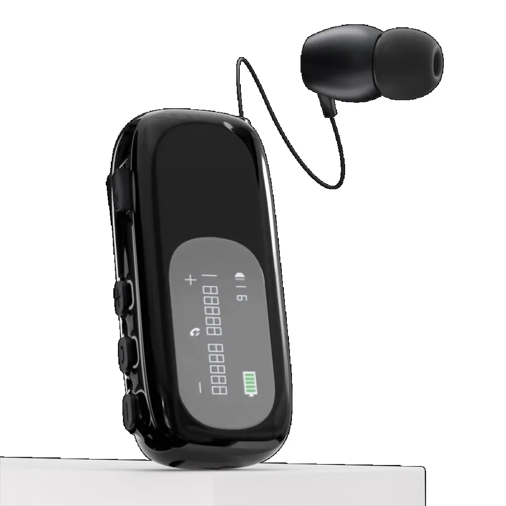Trouvaille K75 Бизнес Наушники Bluetooth 5.4 Наушники Lotus с ЖК-дисплеем Беспроводные наушники для занятий спортом Быстрая зарядка Type-C