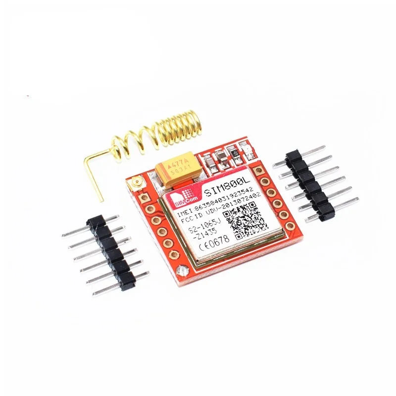 Наименьший SIM800L GPRS GSM модуль Micro SIM карта основная плата четырехдиапазонный TTL последовательный порт для Arduino