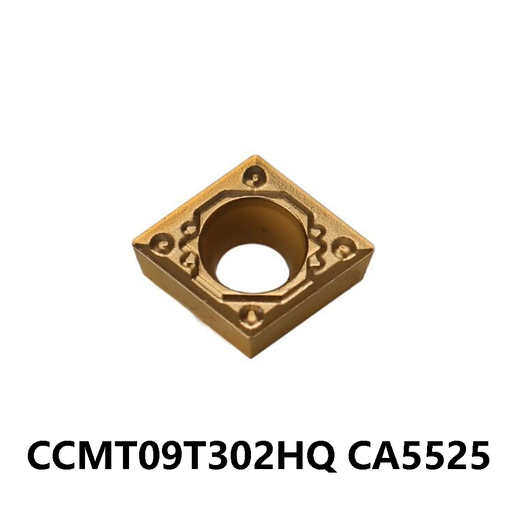 CCMT09T302HQ CA5525 CCMT 09T302 32505 HQ 80 алмазные Токарные Вставки расточный бар металлический токарный станок для механика резак механический станок