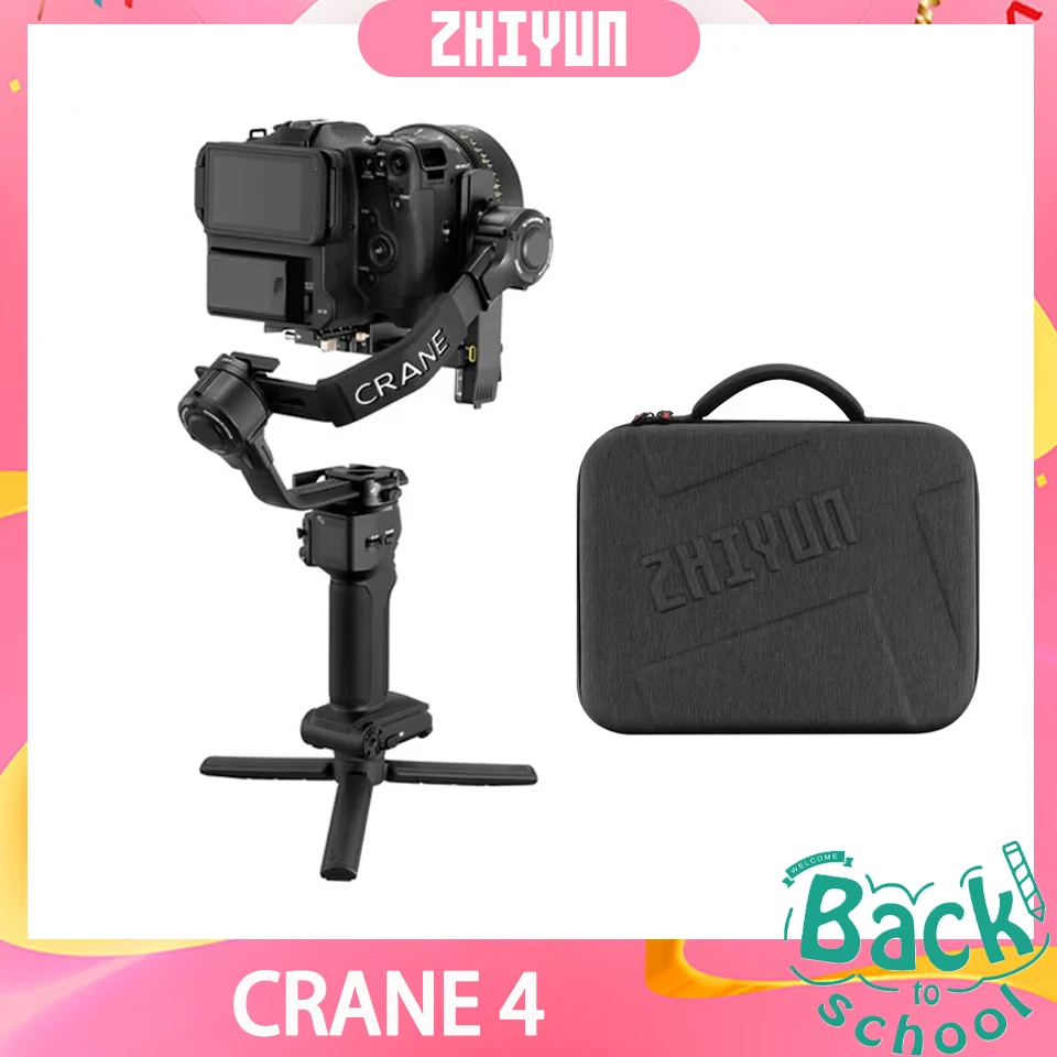 ZHIYUN CRANE 4, 3-осевой ручной стабилизатор для камеры с управлением через Bluetooth, портретная съемка для зеркальной камеры SONY Canon Nikon Фото- и видеотехника