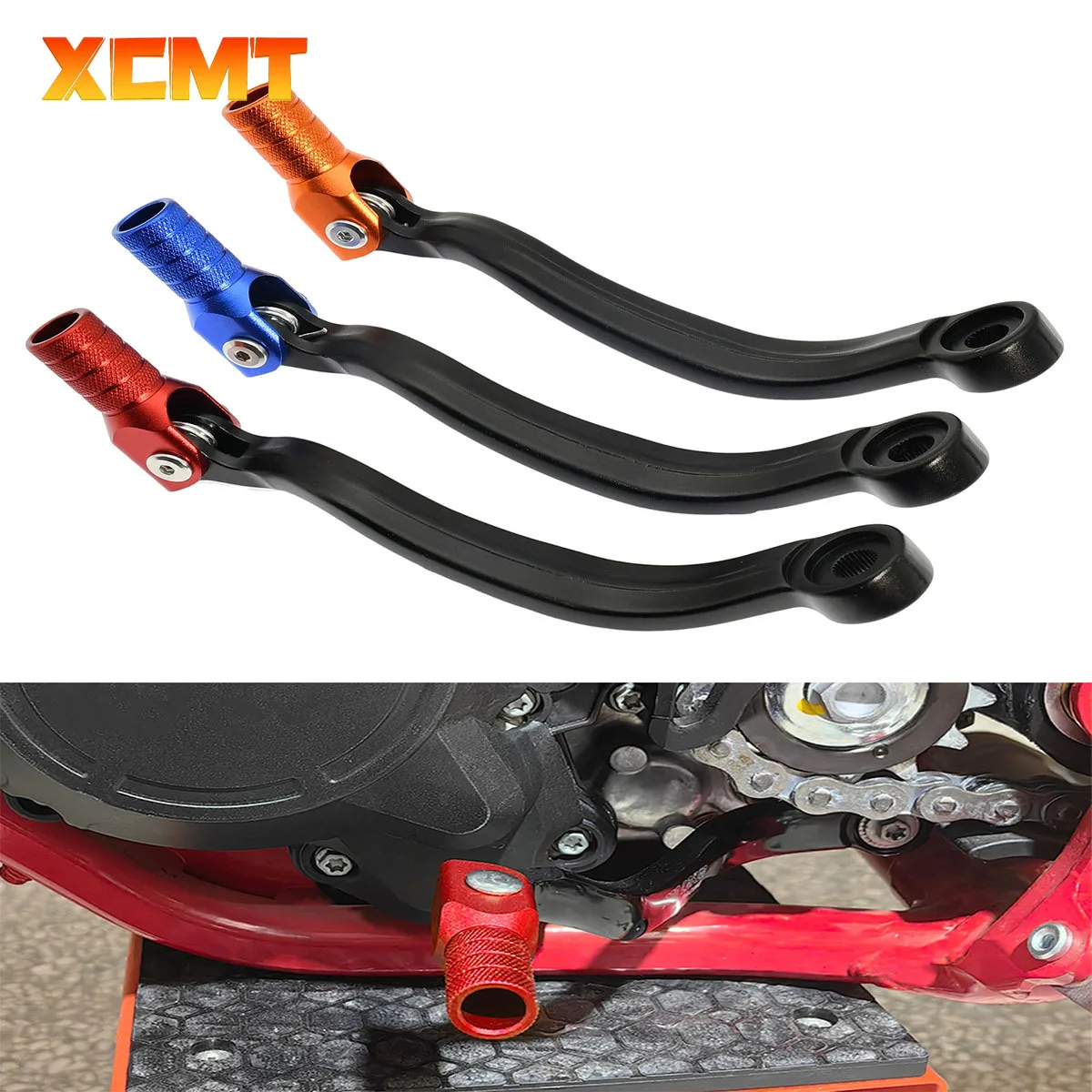 Рычаг переключения передач CNC из алюминиевого сплава для GasGas EX EC MC 125-300 EC300 EXF ECF MCF 250 300 350 400 450 2021-2023 EXC EXCF