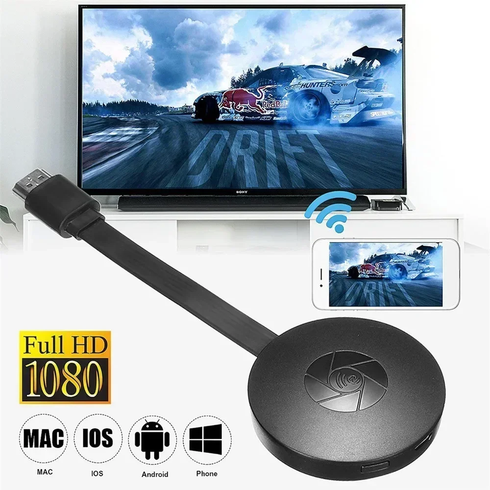 1080P G2 для дисплея MiraScreen Anycast Wi-Fi HDMI портативный ключ Miracast, совместимый с ТВ Android Ios зеркальный экран
