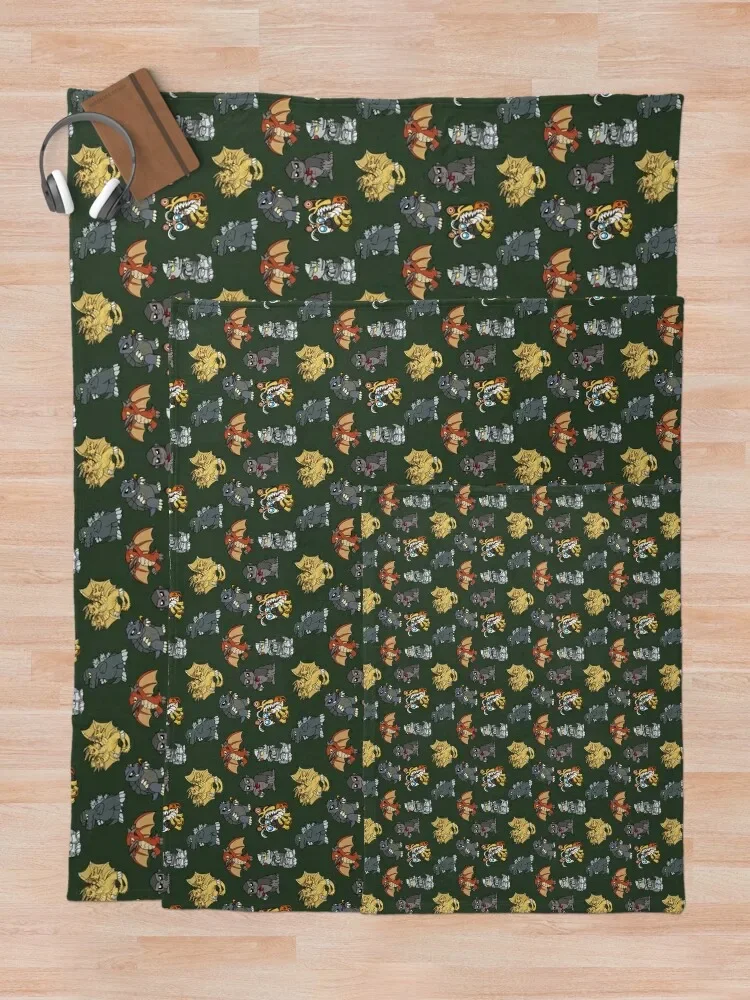 Фото Коллективное одеяло Cuddly Kaiju, мягкие мягкие одеяла для кроватей, термокрасочные одеяла №5