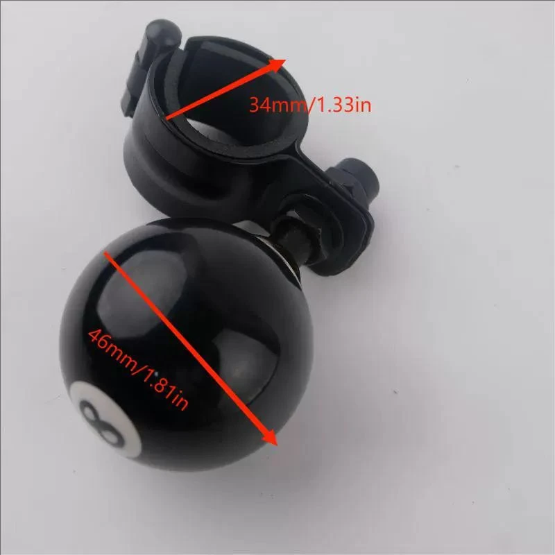Ручка-спиннер рулевого колеса Driving Aid Black Billiard Ball для BMW e65 e66 e67 e84 f48 e53 e70 F15 F85 F16 f86 f22 f87 f46 (art.: 3920cc6c7d6fa) - 3920cc6c7d6fa