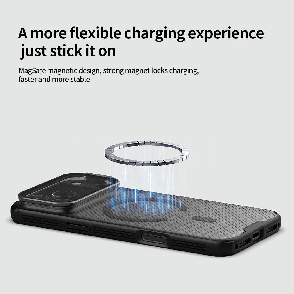 Фото Nillkin для Iphone 17 Pro Max/Iphone 17 Pro Camshield, магнитный чехол из ТПУ + ПК, крышка объектива камеры, подставка, защитная задняя крышка №4