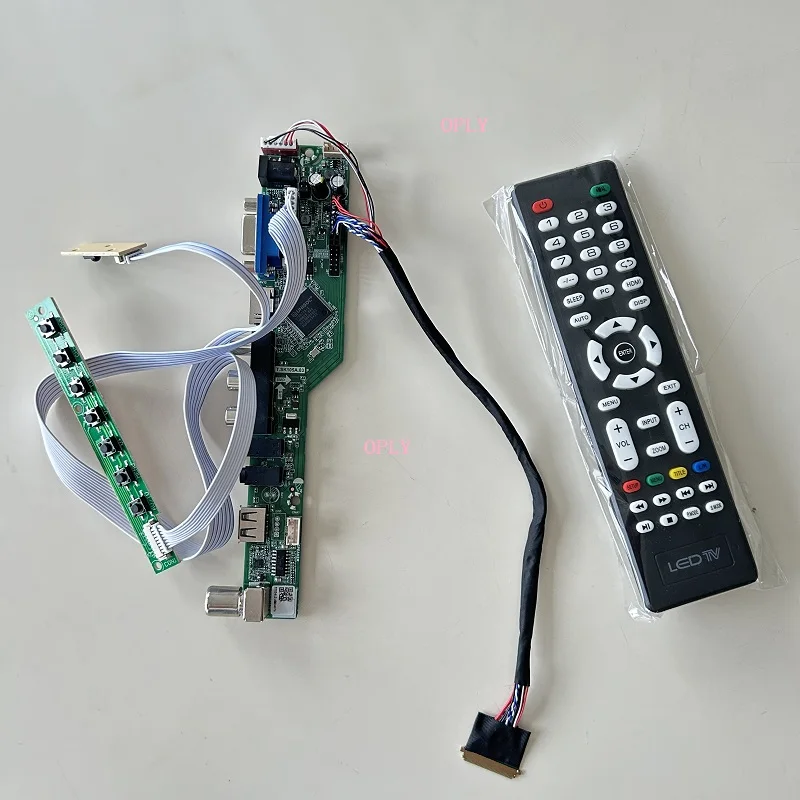 Комплект платы контроллера телевизора для B156XW02 V0 B156XW02 V0 1366x768 15,6 дюйма HDMI-совместимый RF USB AV VGA аудио светодиодный экран монитора