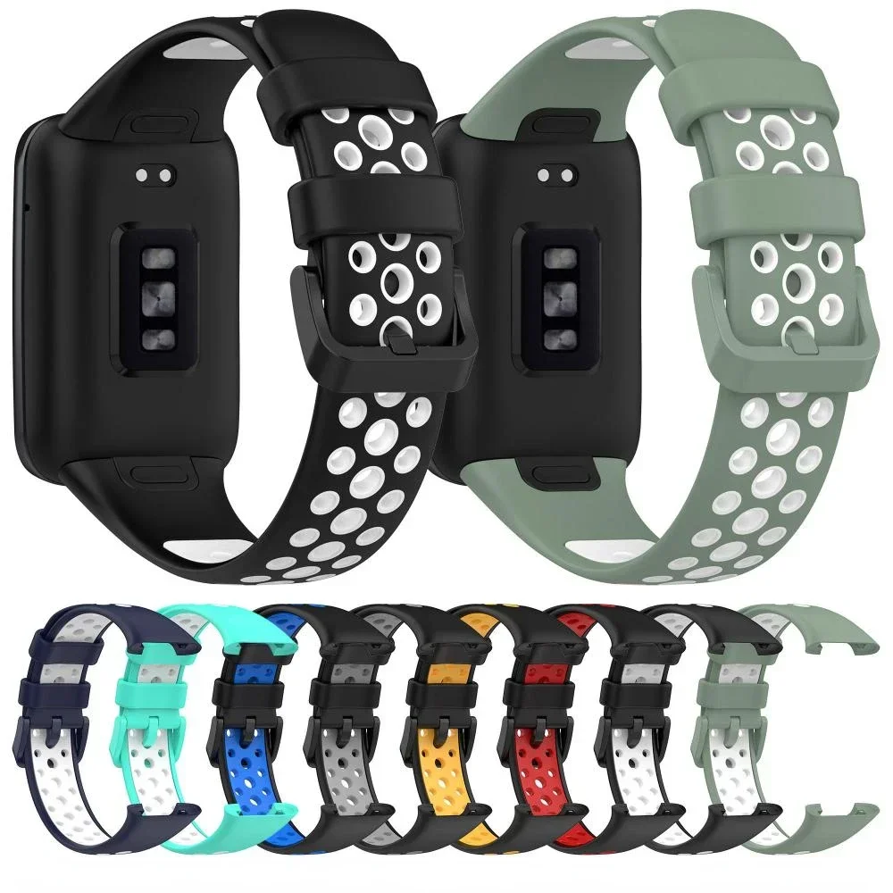 Спортивный ремешок для часов Xiaomi Mi Band 7 Pro, силиконовый ремешок на запястье для Mi Band 7pro, дышащий сменный браслет Smart Correa