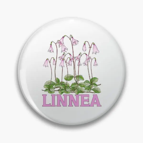 Скандинавский дикий цветок Linnea Twinflower Pret, мягкая пуговица, булавка для шляпы, одежды, металлический воротник, значок, милое ювелирное изделие, подарок любимому, Забавный женский