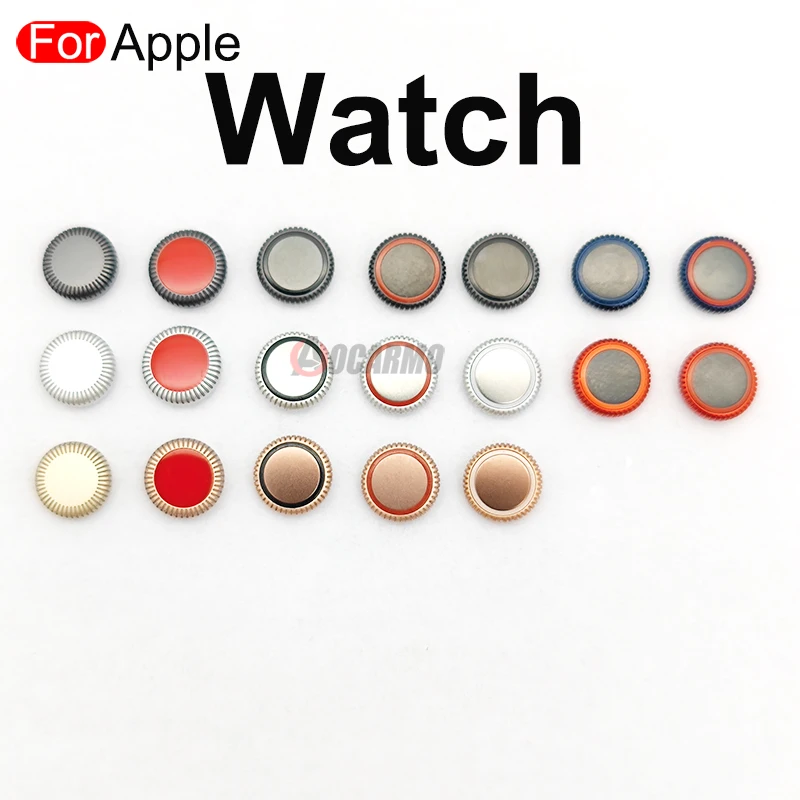 Фото Aocarmo для Apple Watch Series 1, 2, 3, 4, 5, 6, 40 мм, 41 мм, 44 мм, 45 мм, боковая кнопка поворота, цифровая ручка с короной, запасные части №3
