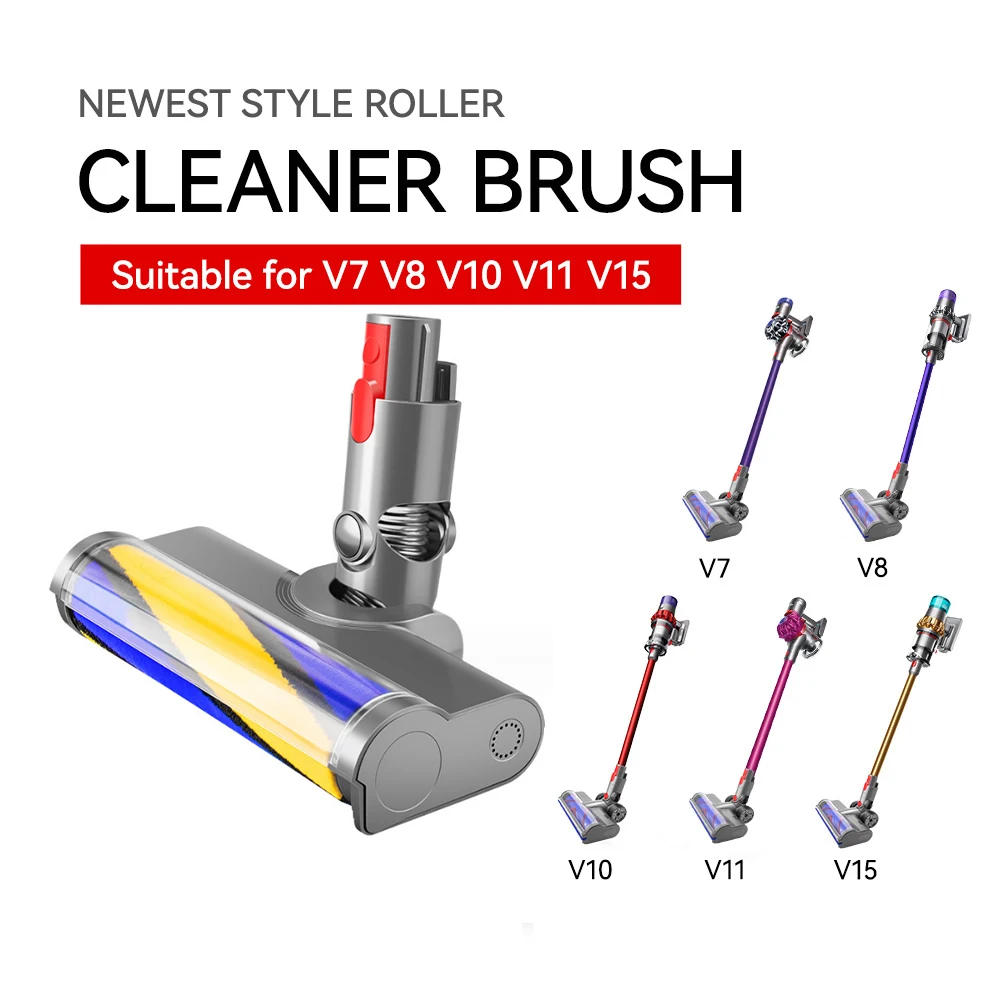 Зеленая искусственная Улучшенная мягкая щетка для Dyson V6 V7 V8 V10 V11 V15 V10 Slim V12 тонкие аксессуары для пылесоса