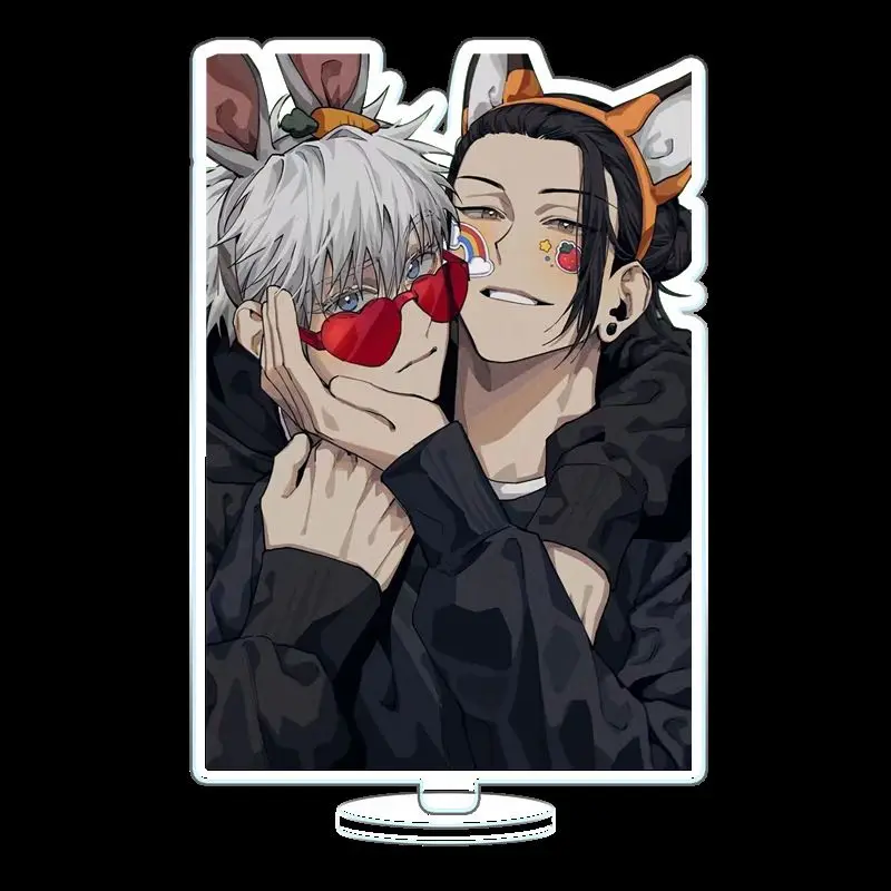 Фото «Jujutsu Kaisen» stanza, «Gojo Satoru, W Beij Yuuji, Fukurou Keino Rose», аниме 2D акриловая декоративная деталь, стоячая вывеска №5