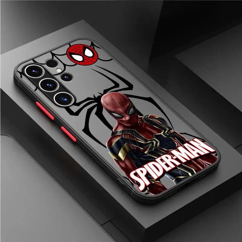 Фото Чехол Marvel Super Hero для Samsung Galaxy S24 S22 S23 S20 S21 FE S10 Plus Capa Note 20 Ultra 10 Lite, матовый чехол для телефона №4