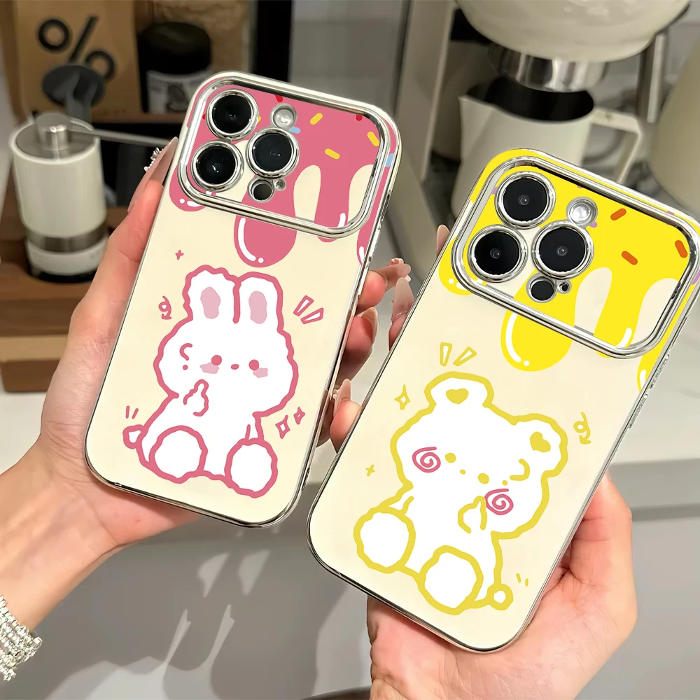 Чехол для телефона с большим окном для iPhone 12 11 13 14 15 16 Max Pro Plus