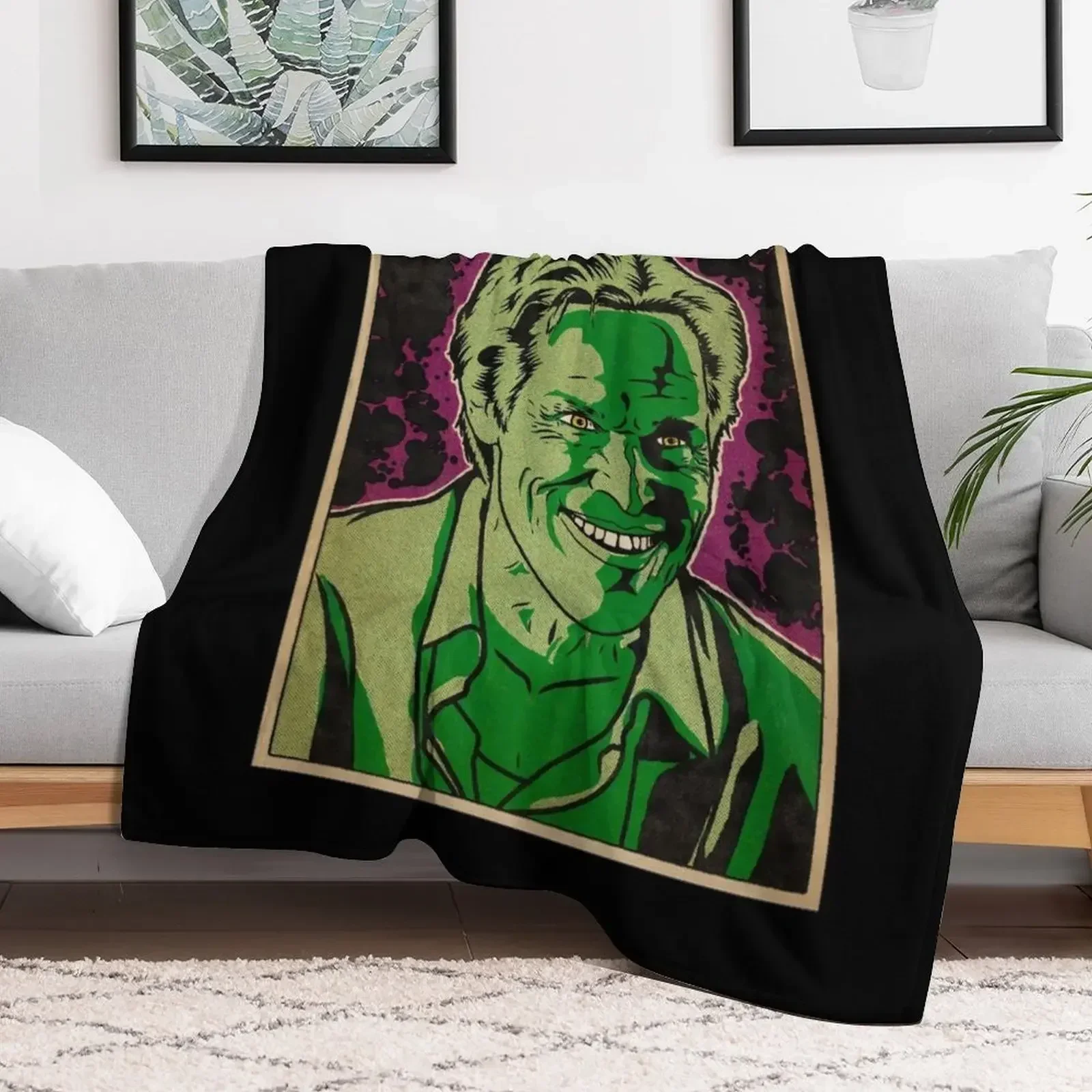 Фото Одеяло для дивана Dafoe, злой смех, детское одеяло для декоративных диванов №5