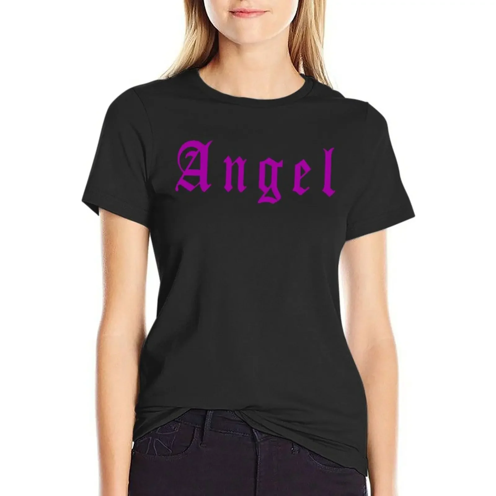 Футболка Angel-Belle Delphine больших размеров с животным принтом, эстетичная одежда в стиле аниме, футболки в стиле вестерн для женщин