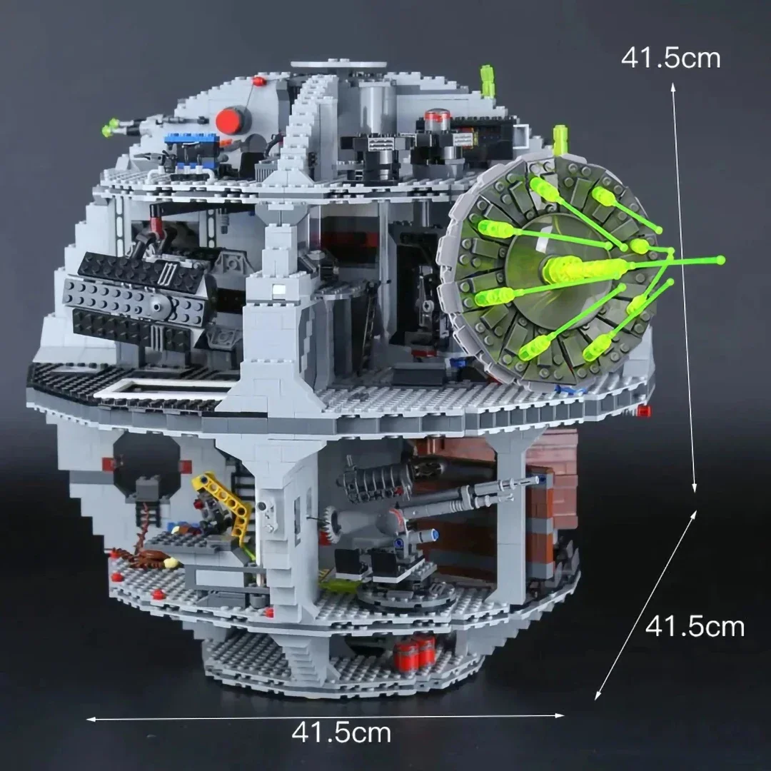 Фото Быстрая доставка DS-1 Платформа MOC Дисплей Death Star Great Ultimate Строительные блоки 81061 Кирпичи Игрушка в подарок Совместимость 75159 №2