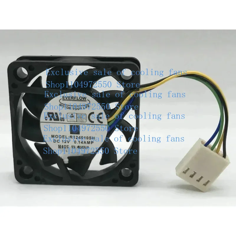 X для нового процессора для EVERFLOW R 124010 SH DC 12 В 0,14 А 4-проводной ШИМ-вентилятор с регулируемой скоростью 4010 4 см 40*40*10 мм