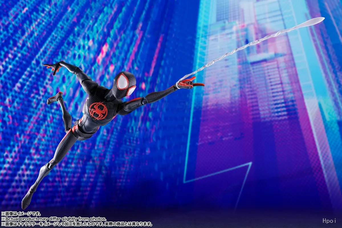 Фото 【В наличии】Оригинальная фигурка BANDAI SPIRITS S.H.Figuarts ACROSS SPIDER-VERSE PART ONE Miles Morales, модель игрушки в подарок №3