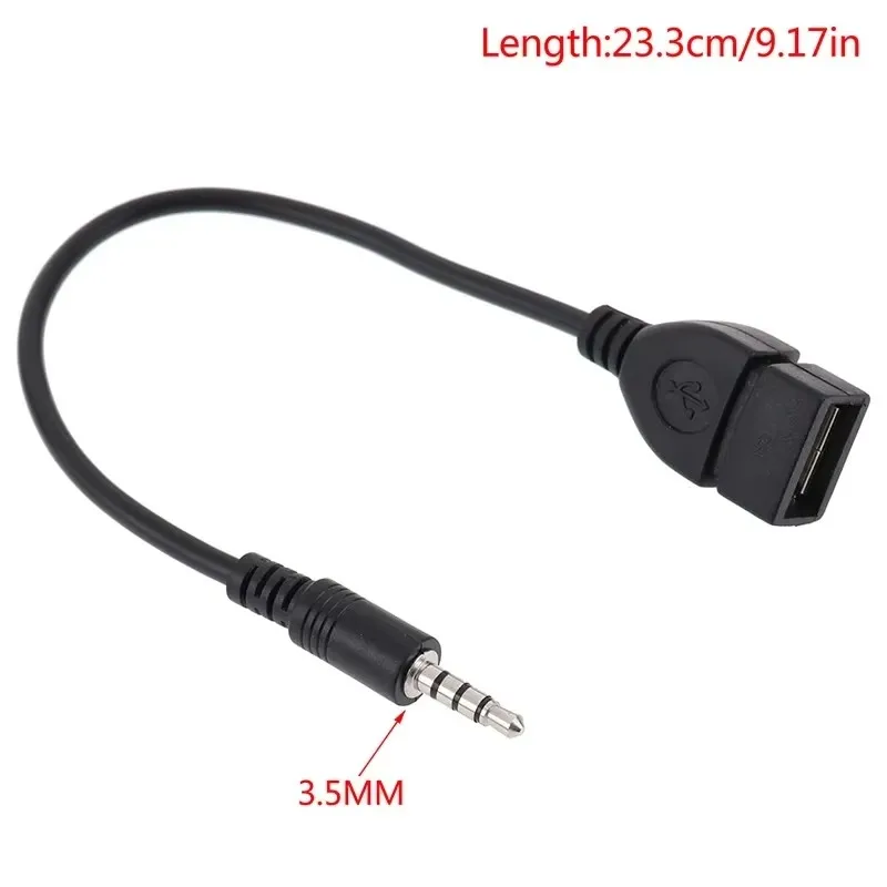 Автомобильный аудиокабель AUX к USB-аудиокабелю для prius bmw x1 jeep grand cherokee clio 4 honda crv smart fortwo astra g seat le