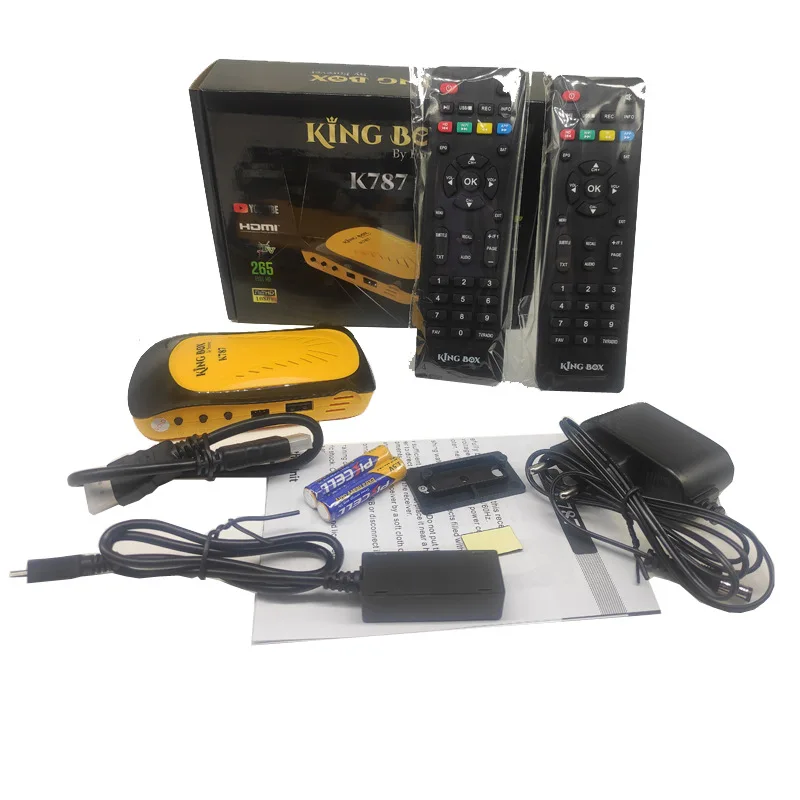 Фото Горячая Распродажа 2024, Южная Восточная Азия, Kingbox K787, декодер HEVC DVB-S2/S2X, ТВ-приставка Forever №5