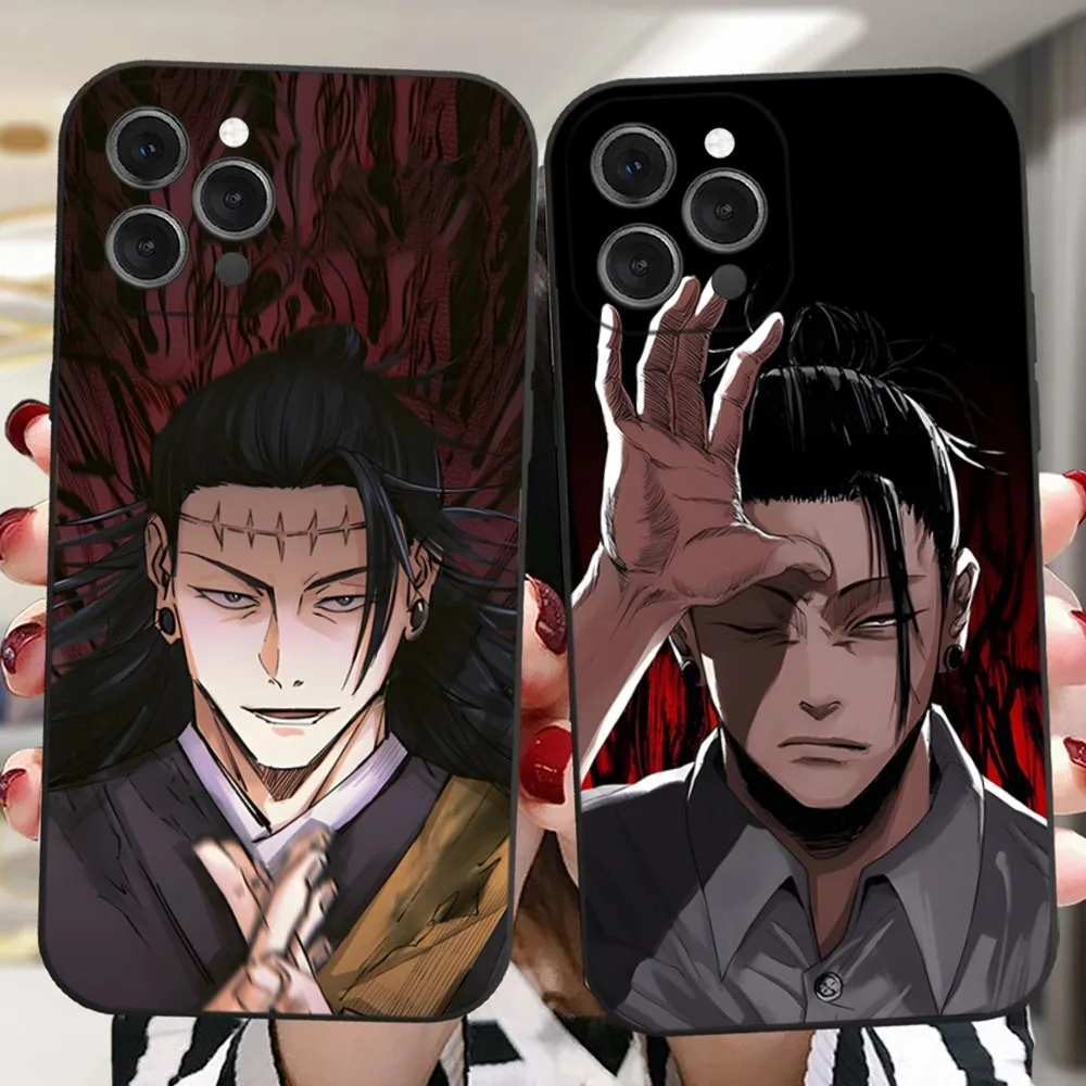 Jujutsu Kaisen G-GetoS  Suguru Phone Case For iPhone 16,15,14,13,12,11 Plus,Pro,Max,XR,XS,X,7,8 Plus,SE,Mini Silicone Soft