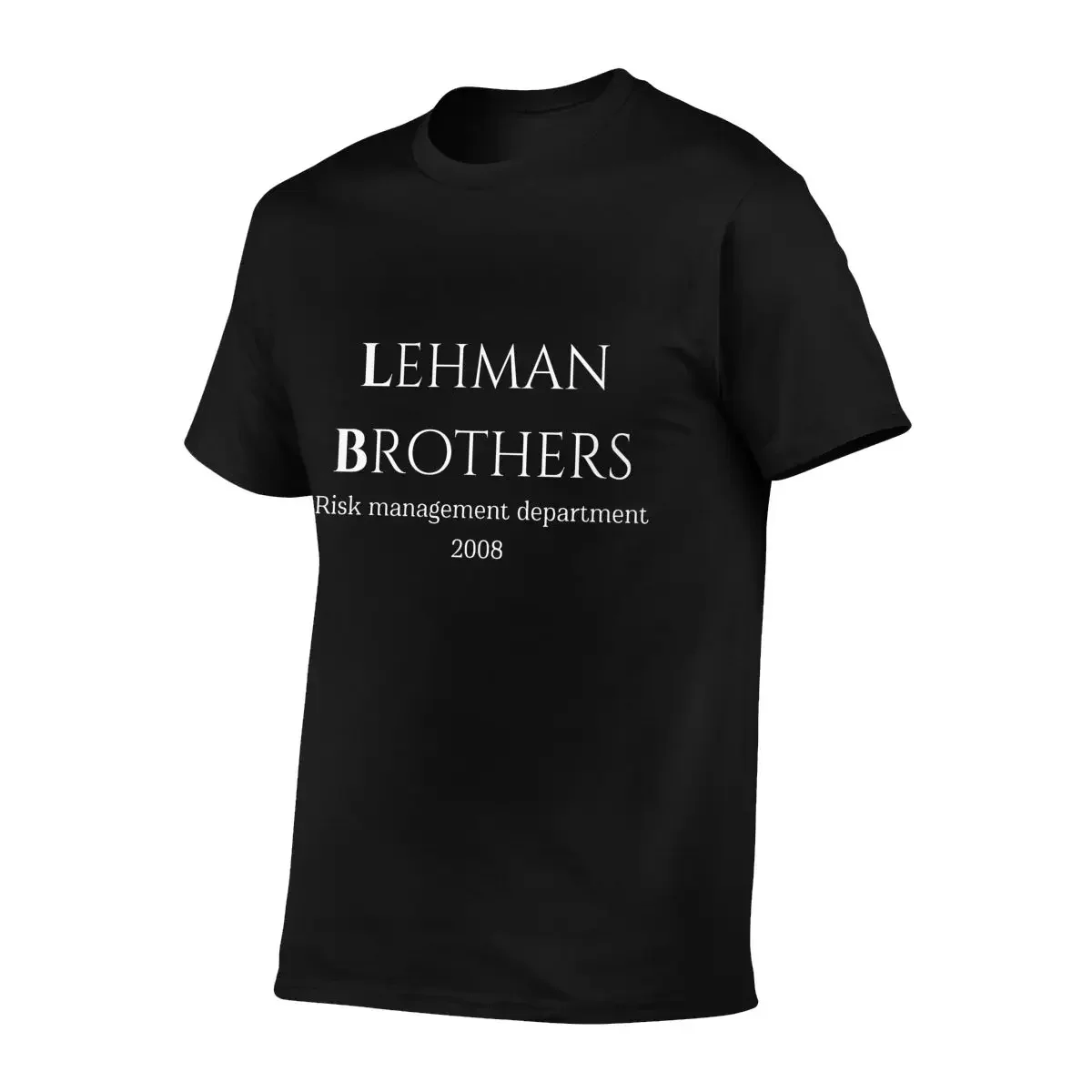 Фото Lehman Brothers, контроль рисков 2008, футболка, Мягкая Повседневная винтажная Удобная футболка №2