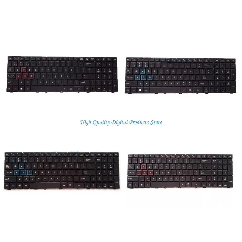 U2JE English RGB-клавиатура замена клавиатуры Mache F117-VB.