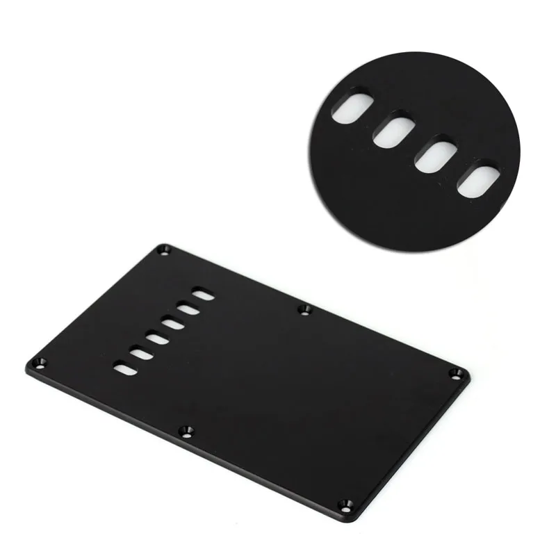 Фото Однослойная черная гитара Tremolo, задняя крышка для черной электрогитары 094C №3