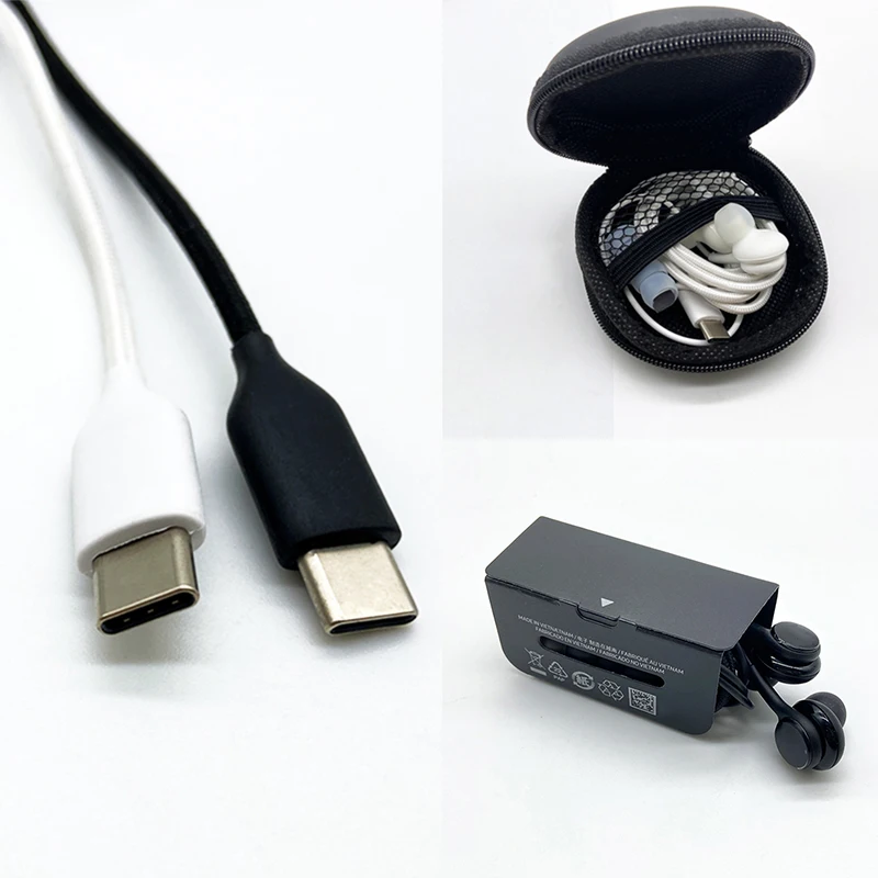 Для AKG Type C Наушники USB C Наушники для Samsung Galaxy S24 S23 S22 Ultra iPhone 15 Pro Max Наушники с шумоподавлением и микрофоном