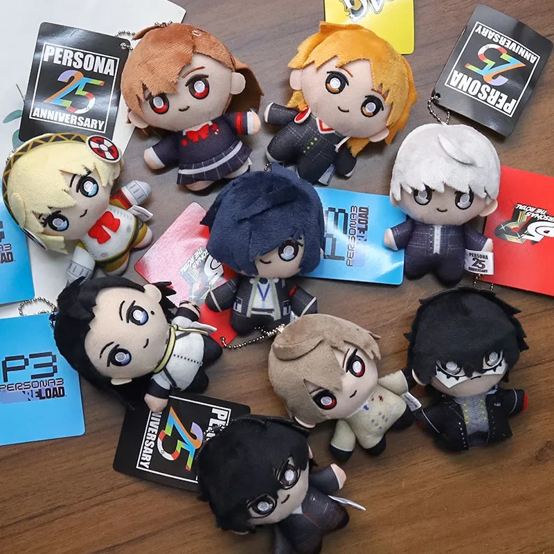 НОВЫЙ Джокер Persona 25th Anniversary Shiomi Kotone Yuuki Makoto Косплей Аниме Плюшевый кулон 10 см Детские рождественские подарки YS19C