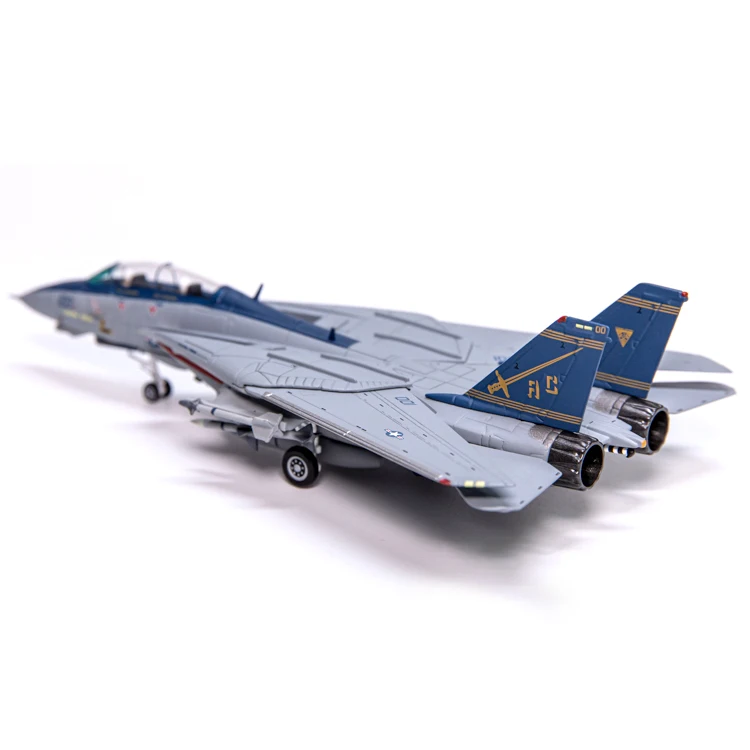 Фото S14 1/144 Модель истребителя US F-14B VF-32 Эскадрилья меча AC100 2005, модель самолета из сплава №3