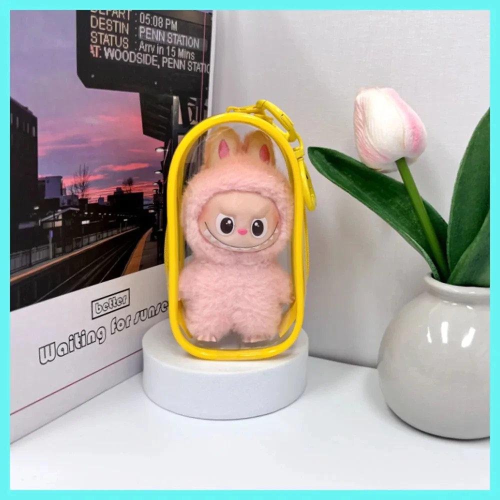 Аксессуары для LABUBU Mini Version 4.0 Gen-The Monsters Pin для Love Series, красочный защитный чехол для хранения, уличный дисплей