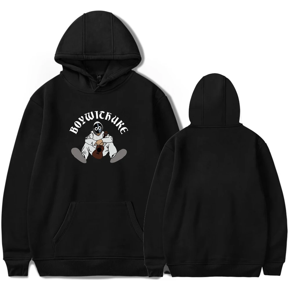 Фото Толстовка Boywithuke Merch с капюшоном, новинка, альбом серотонина, мечты, мужские хип-хоп панк Y2k, толстовка Boywithuke, повседневные пуловеры в стиле Харадзюку №4