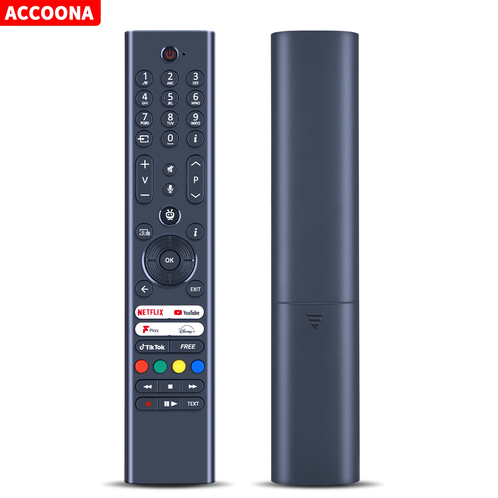 Пульт дистанционного управления для телевизора RC45165T, подходит для Panasonic TB-50W60AEY, подходит для Bush Smart 4K UHD HDR TiVo LED TV 43UT24SB 55UT24SB 50UT24SB