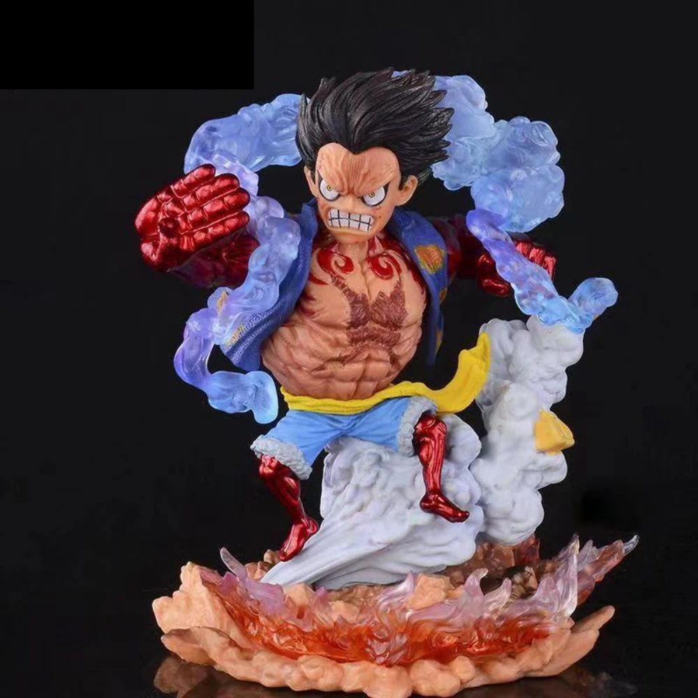 Сцена аниме четырехуровневый пистолет Luffy Ape King, коллекционная модель Gk, небольшой ювелирный подарок