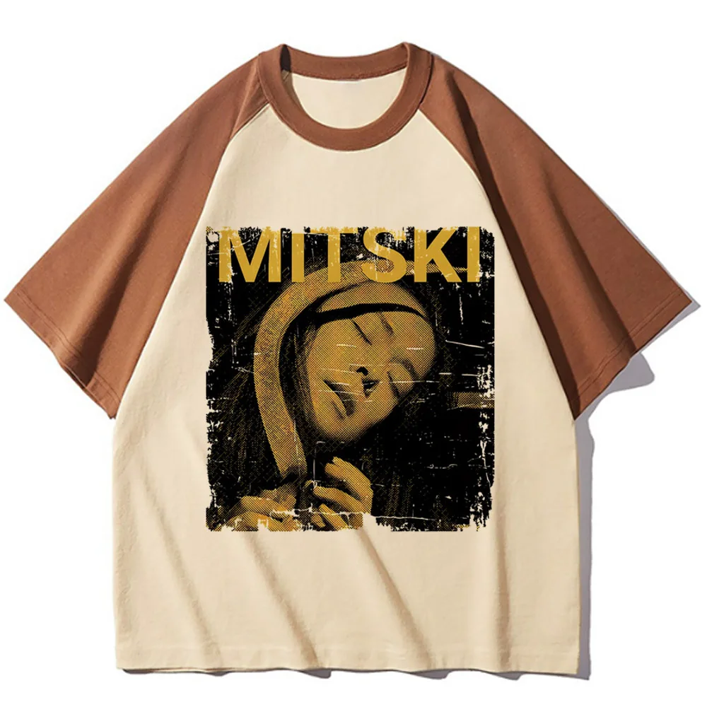 Женская дизайнерская футболка Mitski Y2K, мягкая женская одежда для манги