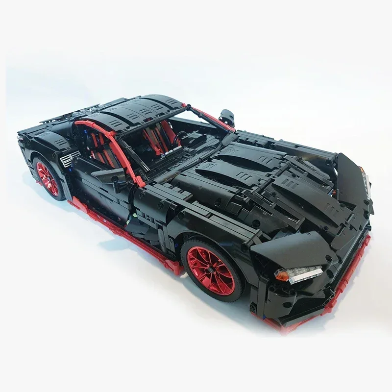 Фото Moc строительные блоки суперкар серии Speed Champion GTD технические кирпичи DIY сборка строительные игрушки для детей праздничные подарки №4