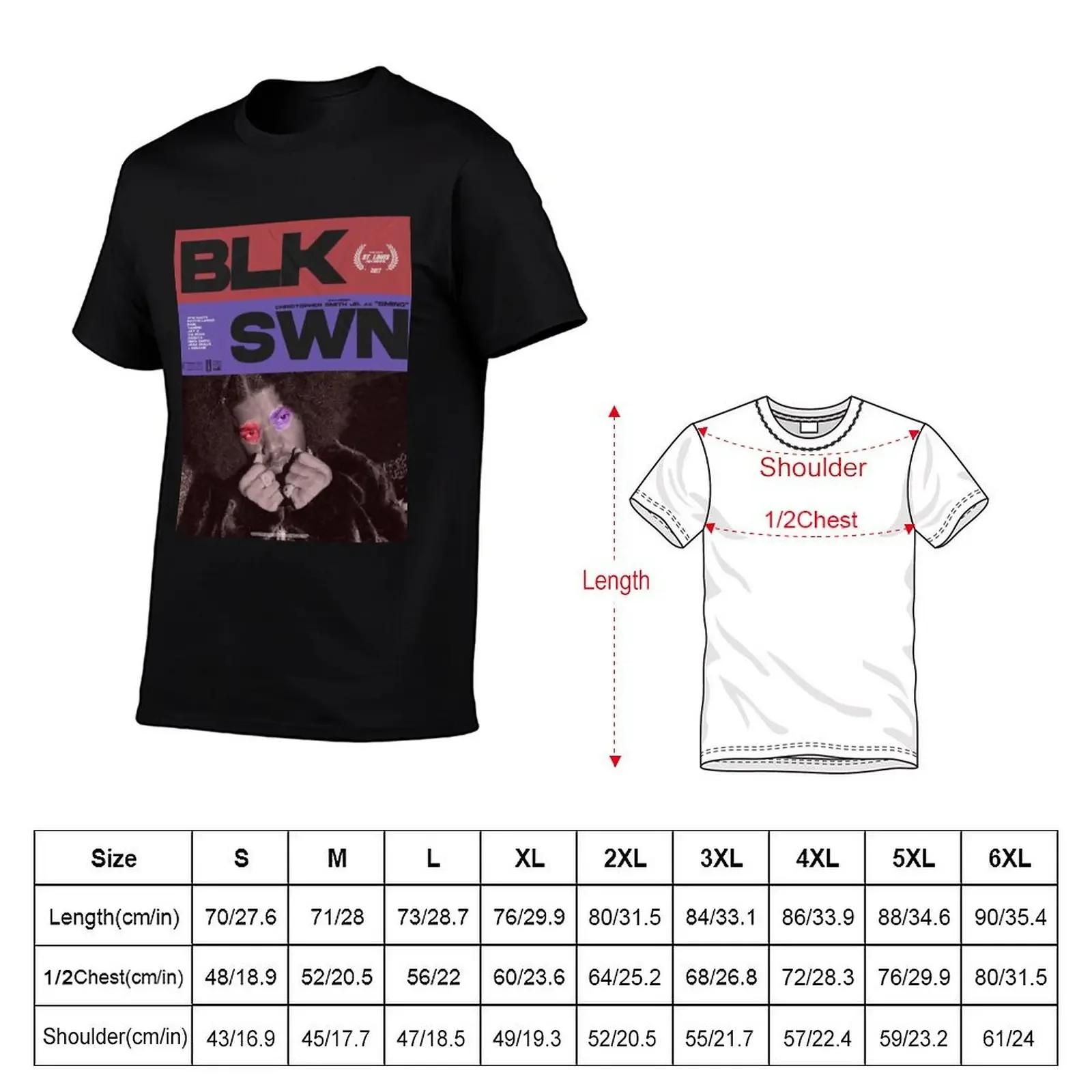 Футболка BLK SWN SMINO, новое издание, незаменимая футболка, футболка большого размера с рисунком, забавные футболки для мужчин (art.: 3920cbefb3603) - 3920cbefb3603
